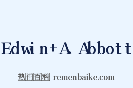 Edwin A.Abbott是什么意思的图片